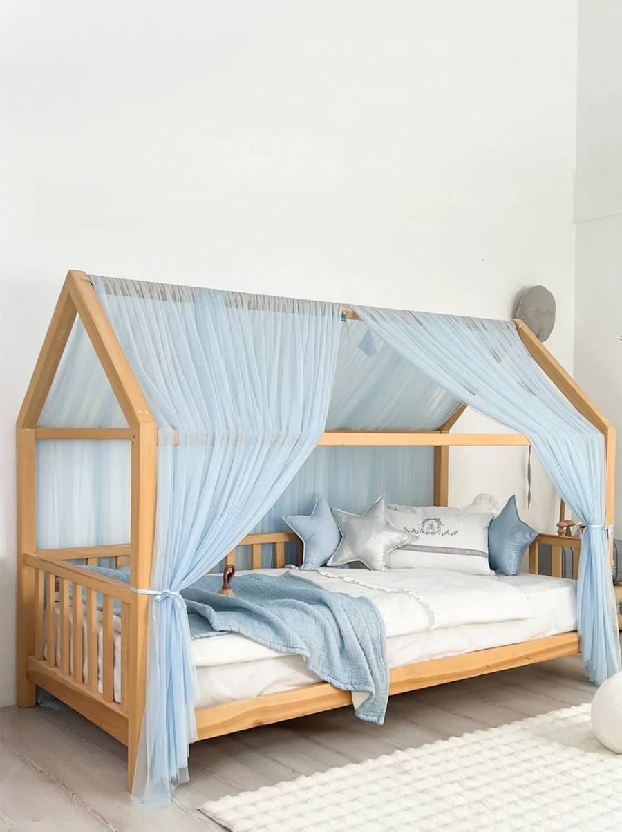 Montessori Bed Canopy Basic-Blue
