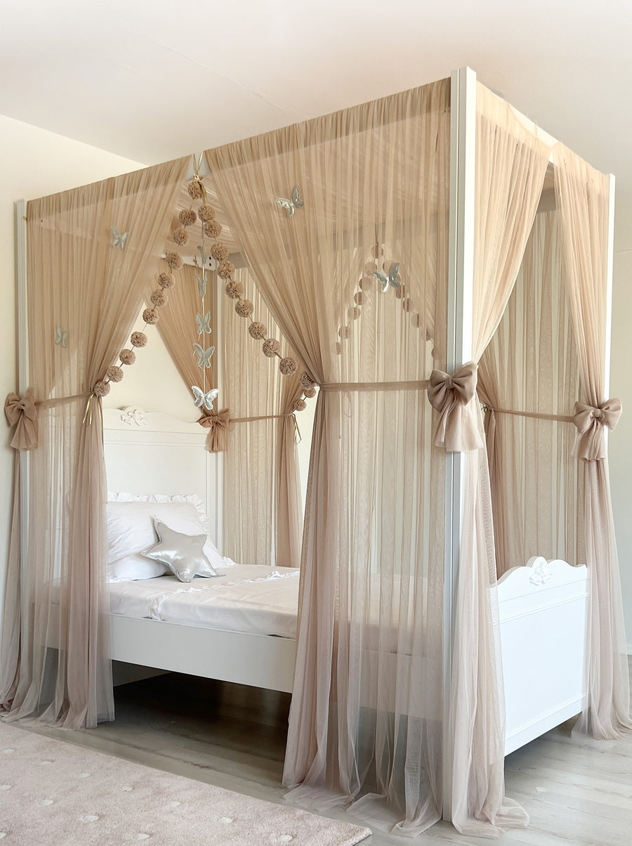 Poster Bed Deluxe-Pinkish Stone