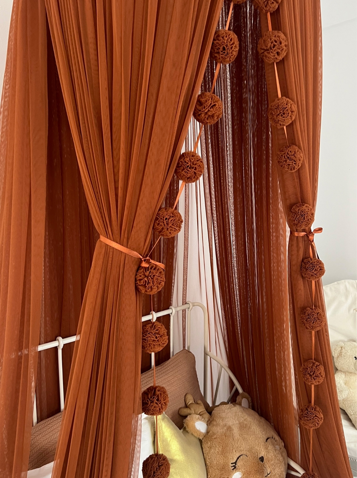 Tulle Canopy-Cinnamon