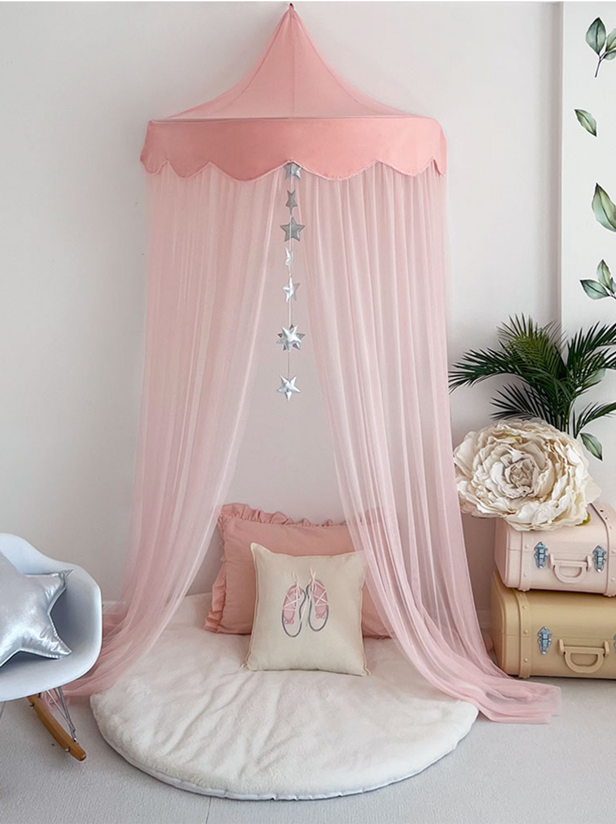 Half Moon Canopy-Pink