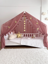 Montessori Bed Canopy Deluxe-Dusty Rose