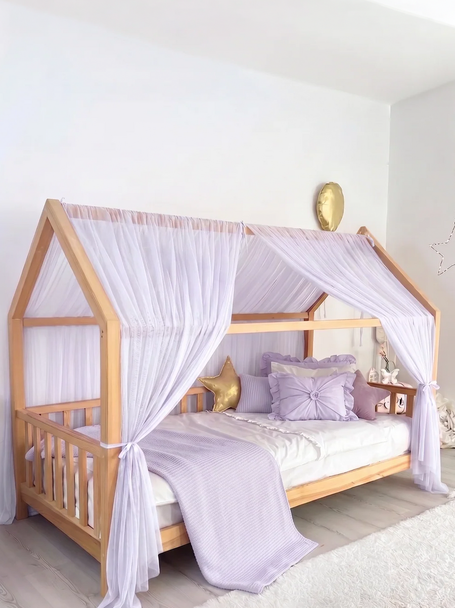Montessori Bed Canopy Basic-Baby Purple