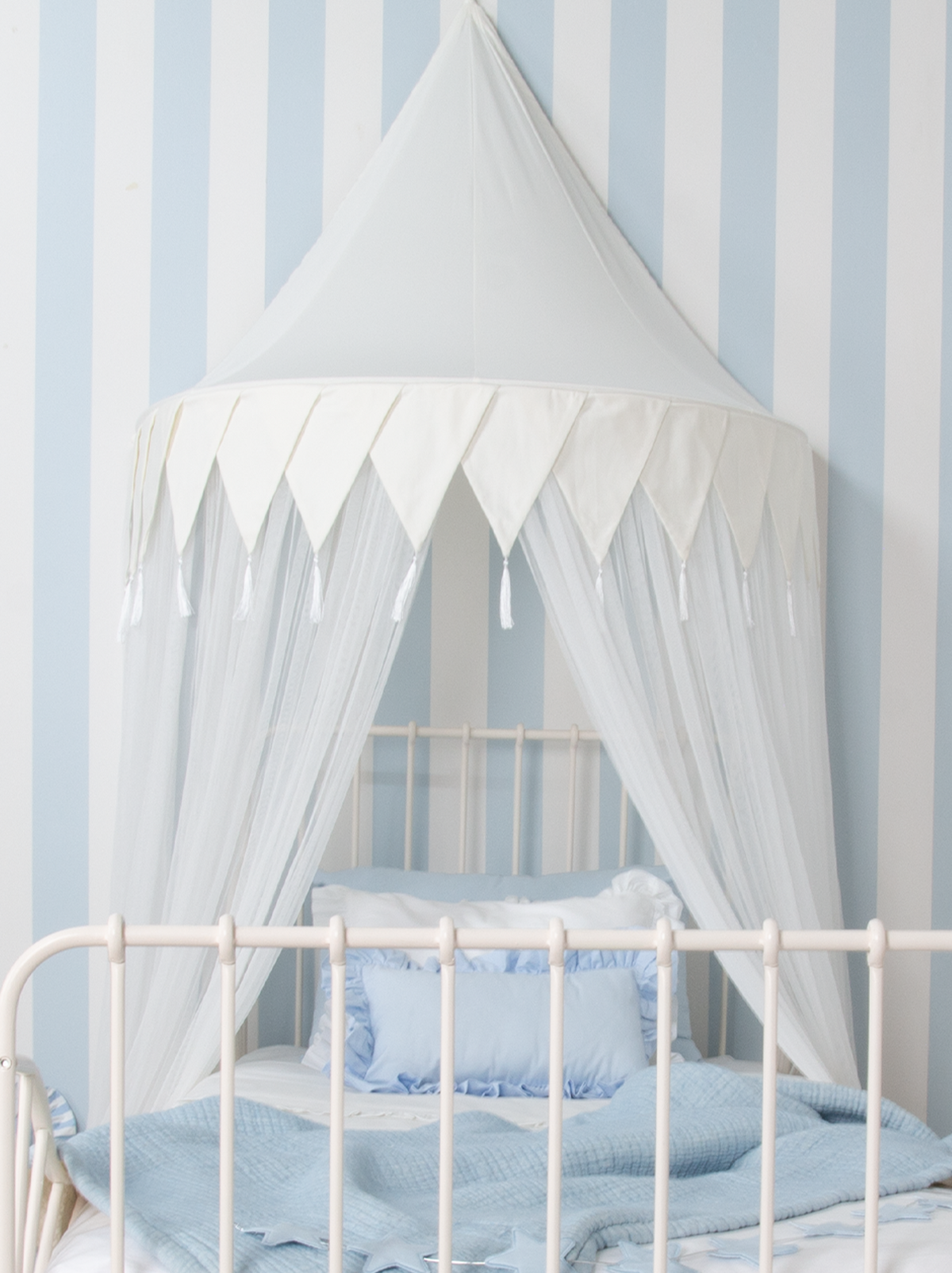 Half Moon Canopy-White