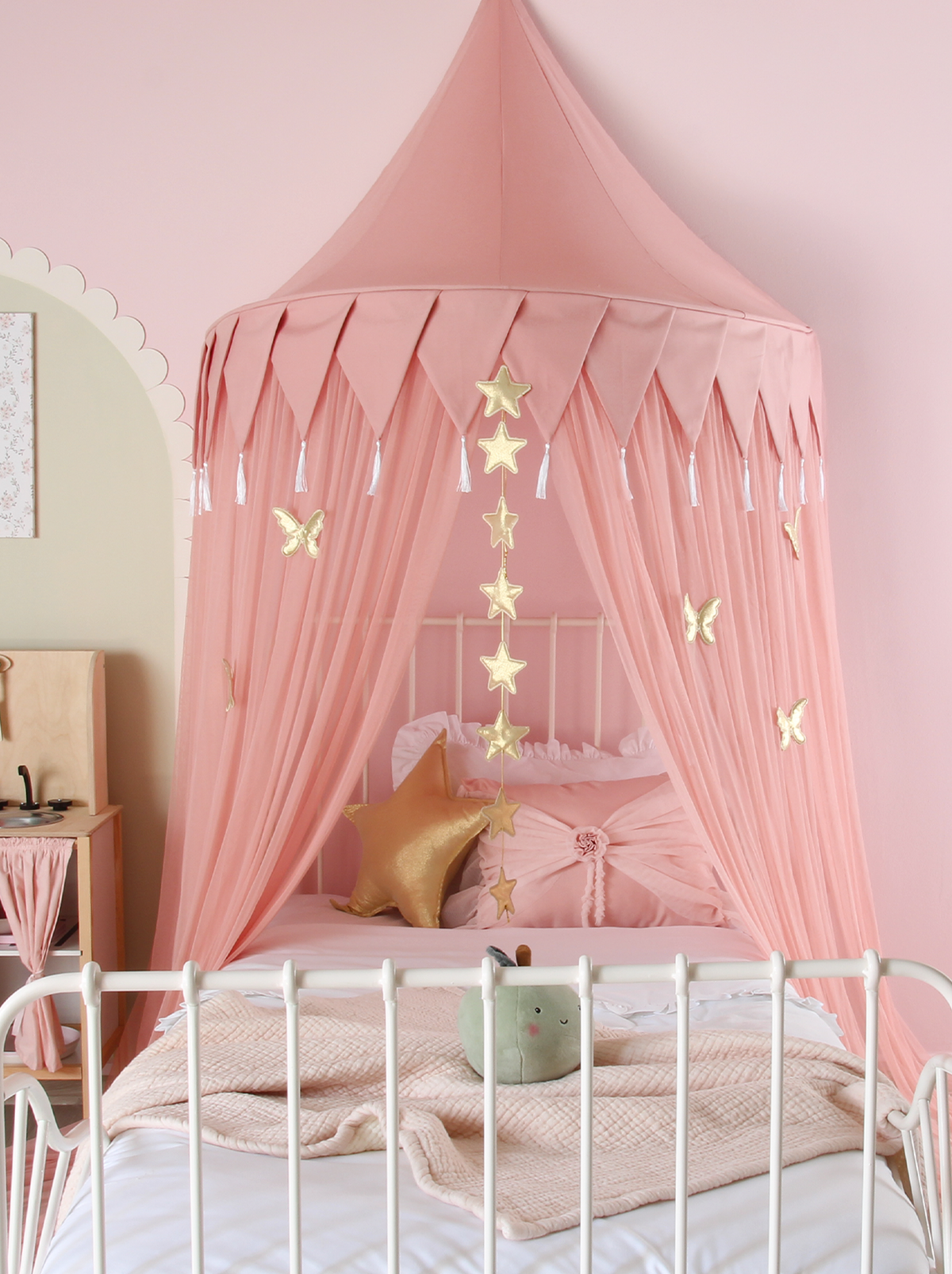 Half Moon Canopy-Blush