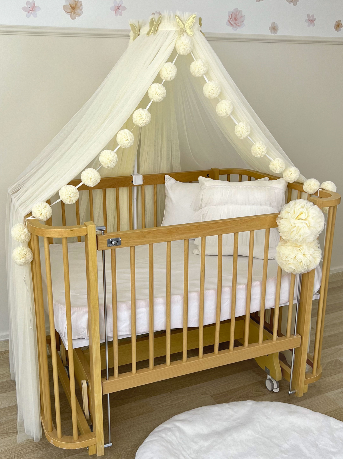 Crib Canopy-Cream