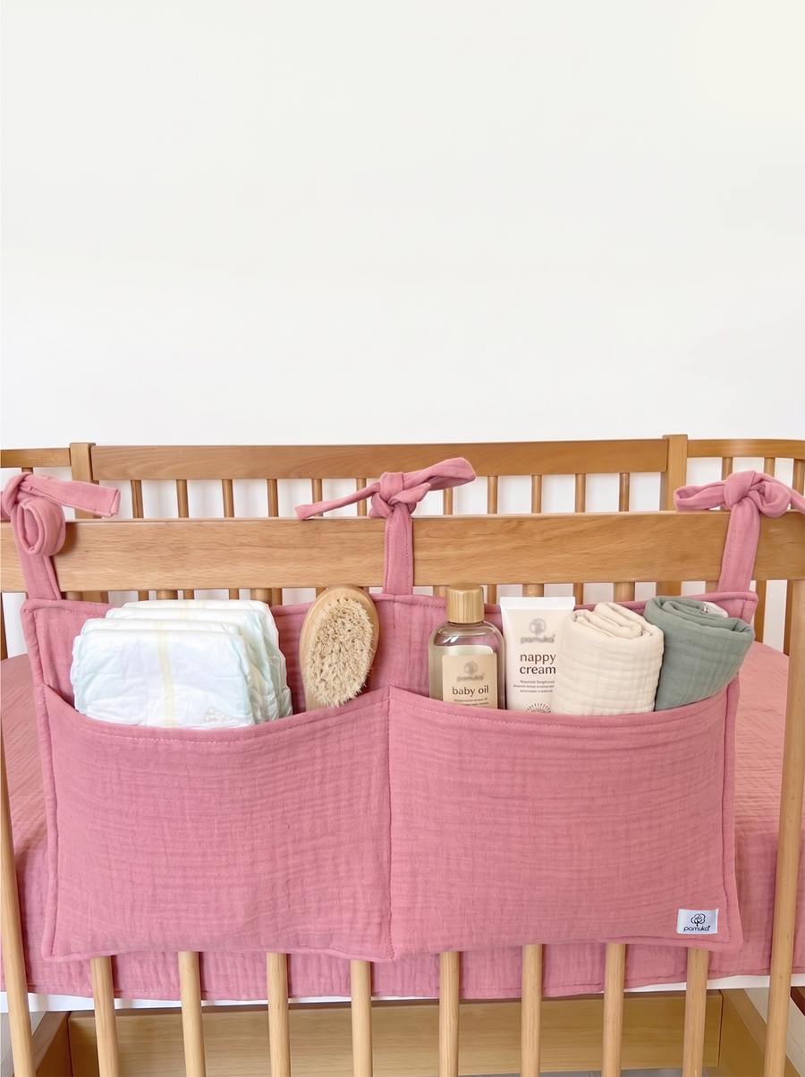 Crib Organizer-Blush