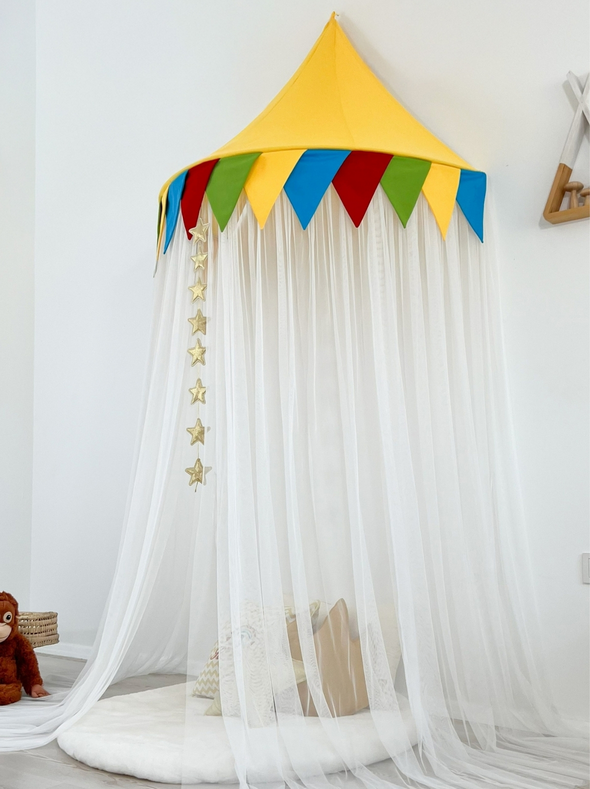 Half Moon Canopy-Colorful