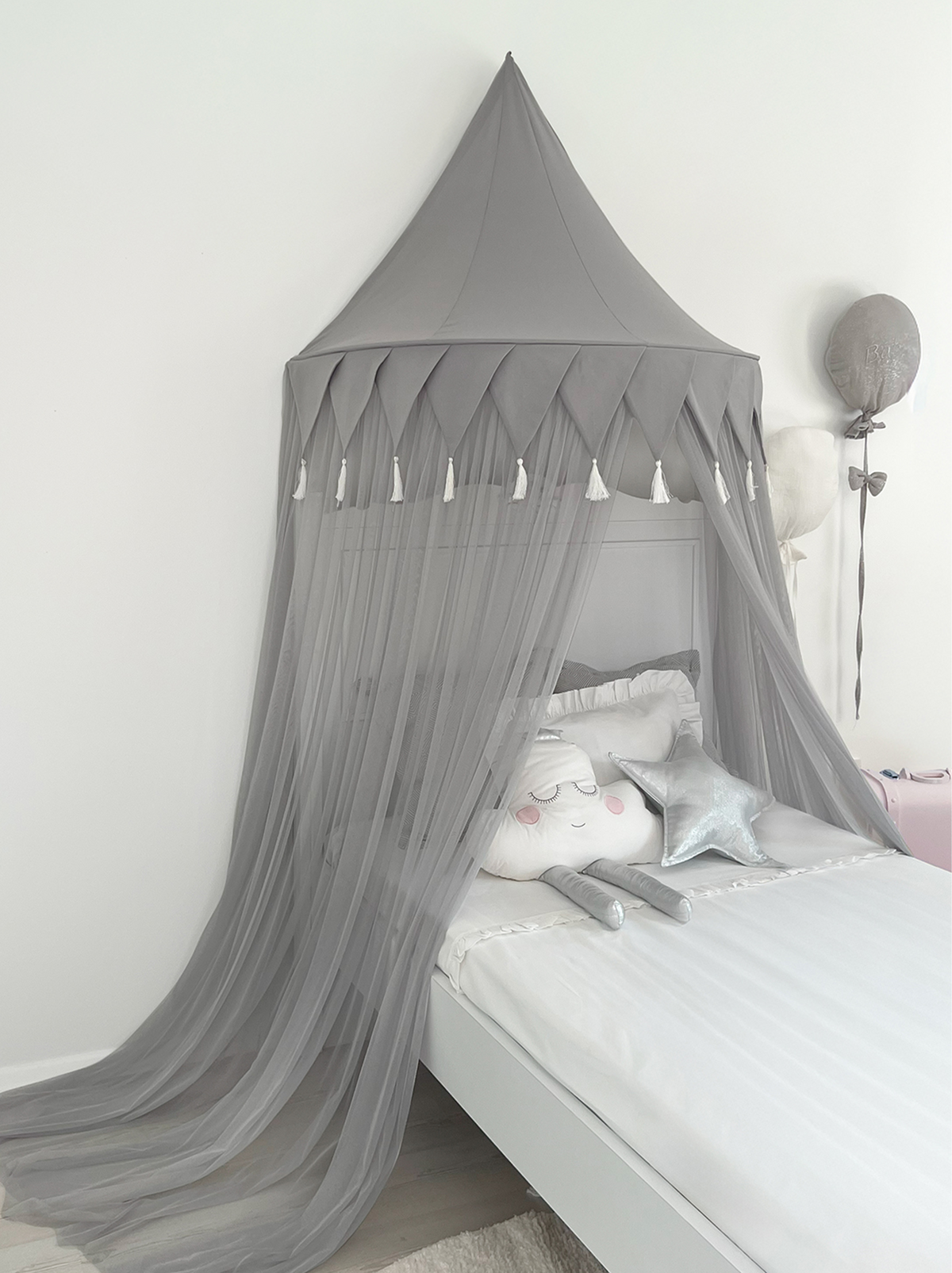 Half Moon Canopy-Grey