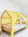 Montessori Bed Canopy Basic-Yellow
