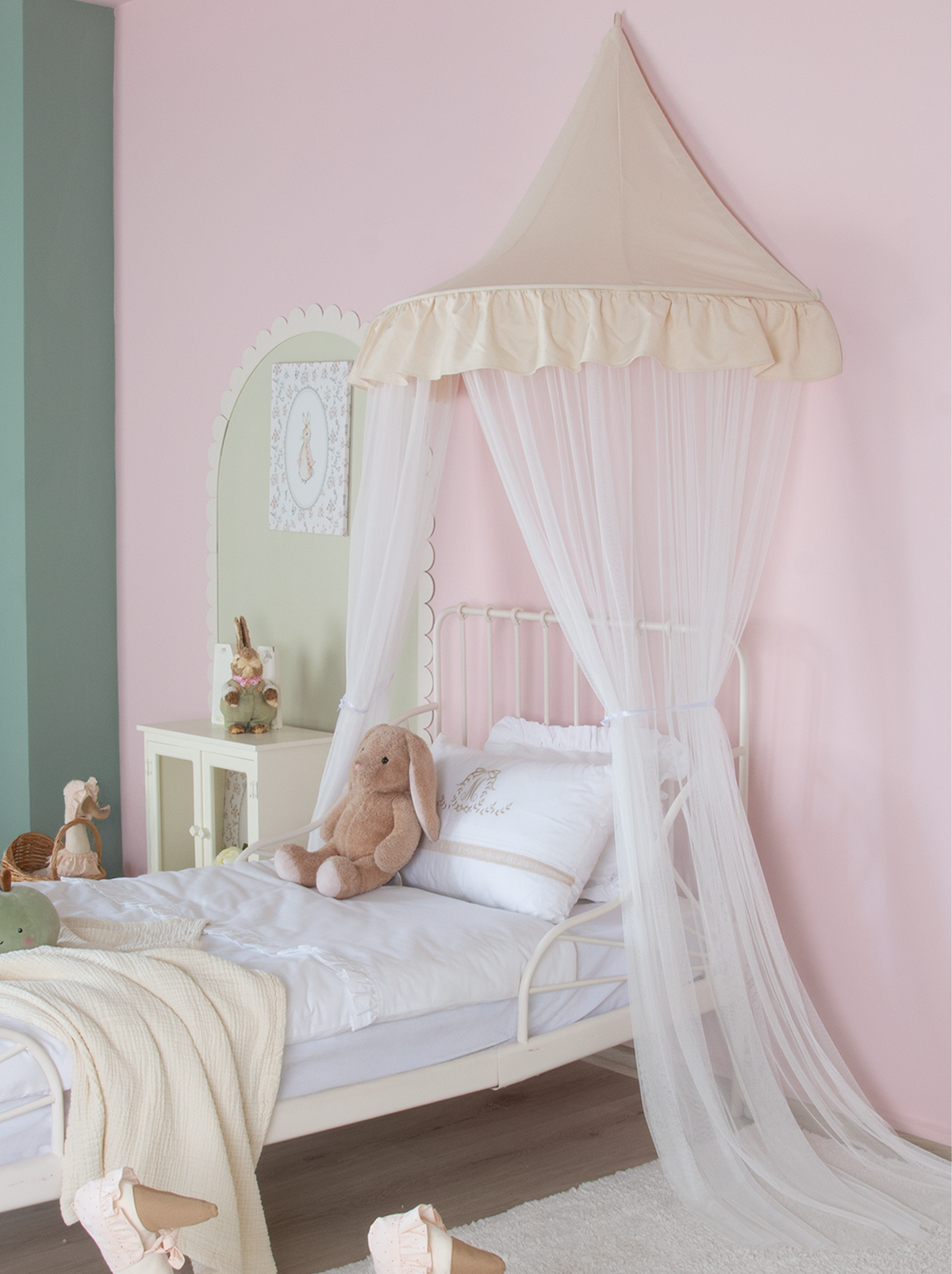 Half Moon Canopy Frill-Natural