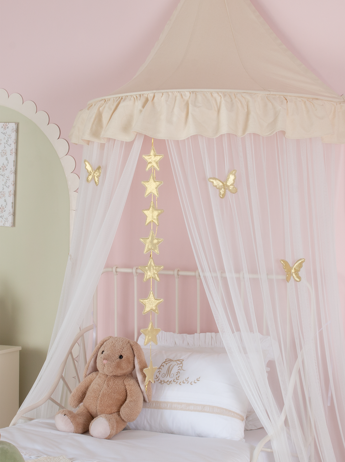 Half Moon Canopy Frill-Natural