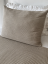Cable Pattern Pique Set-Beige
