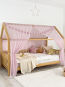 Montessori Bed Canopy Basic-Baby Lilac