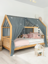 Montessori Bed Canopy Basic-Indigo Blue