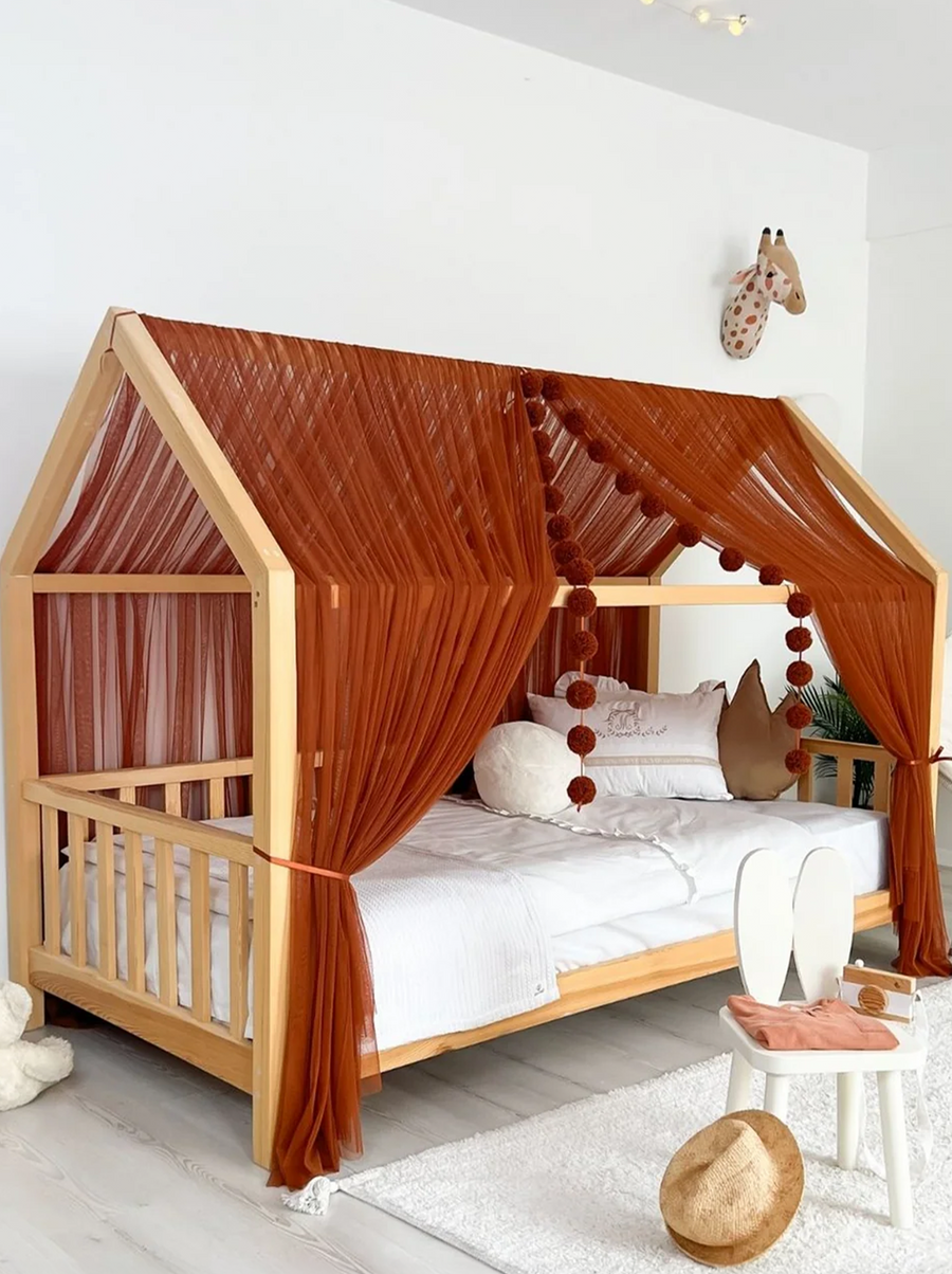 Montessori Bed Canopy Basic-Cinnamon