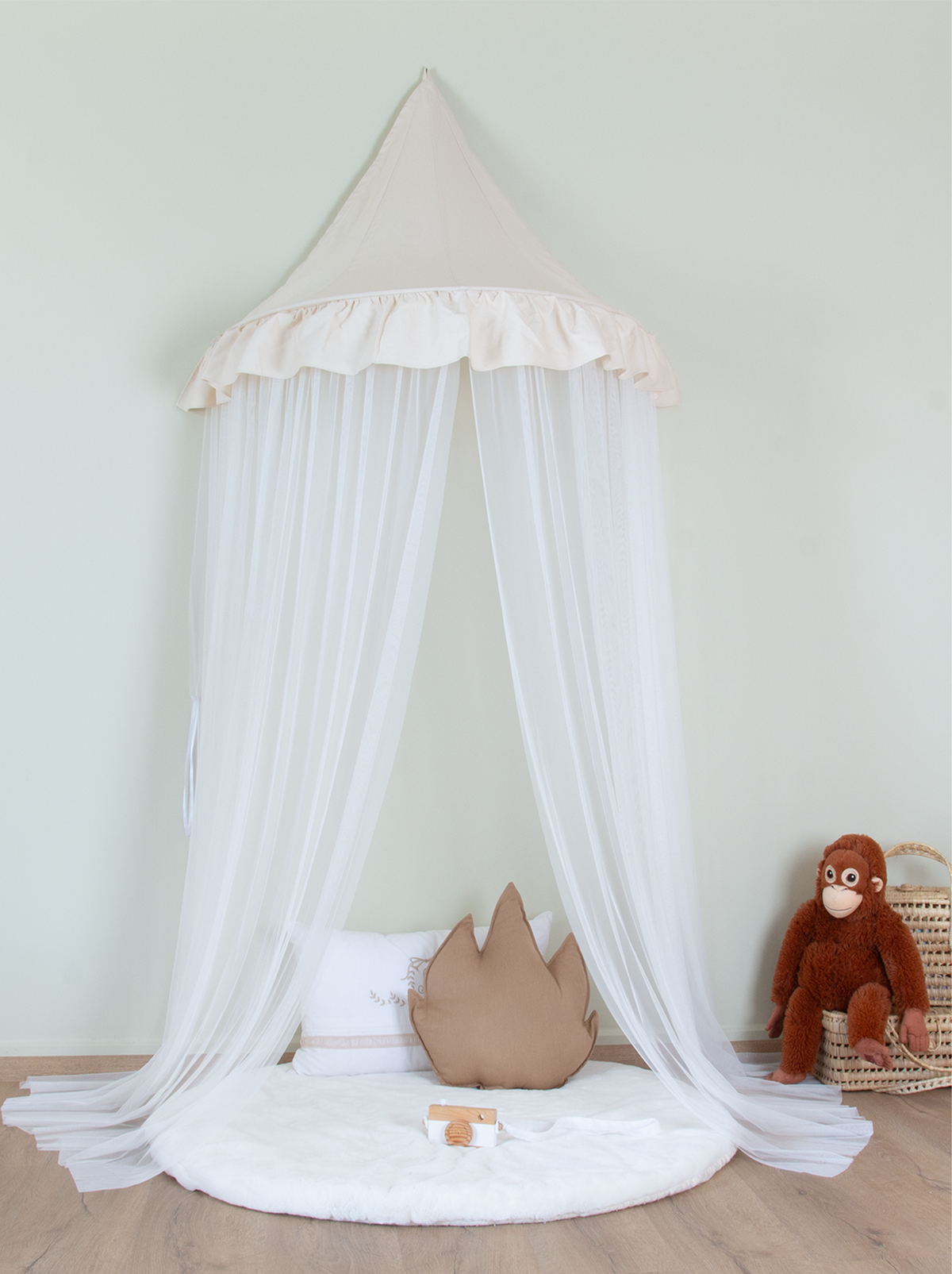 Half Moon Canopy Frill-Natural