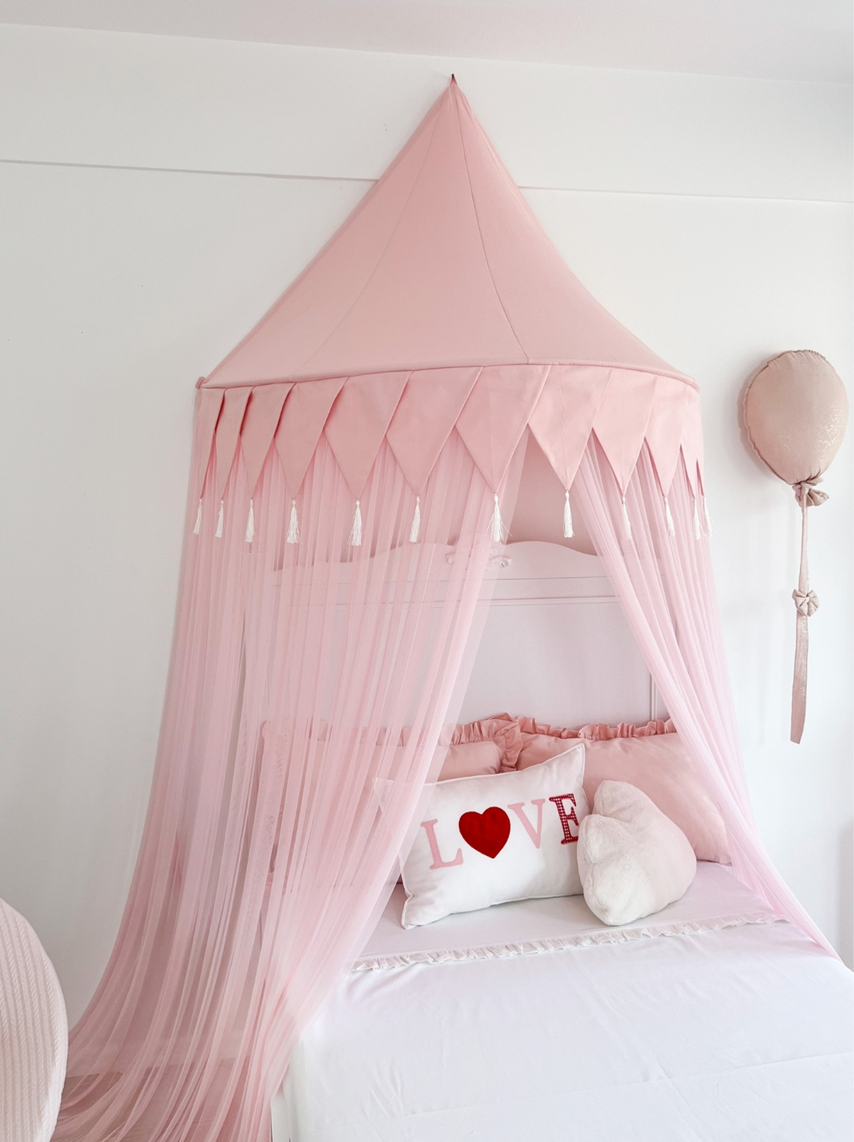 Half Moon Canopy-Pink