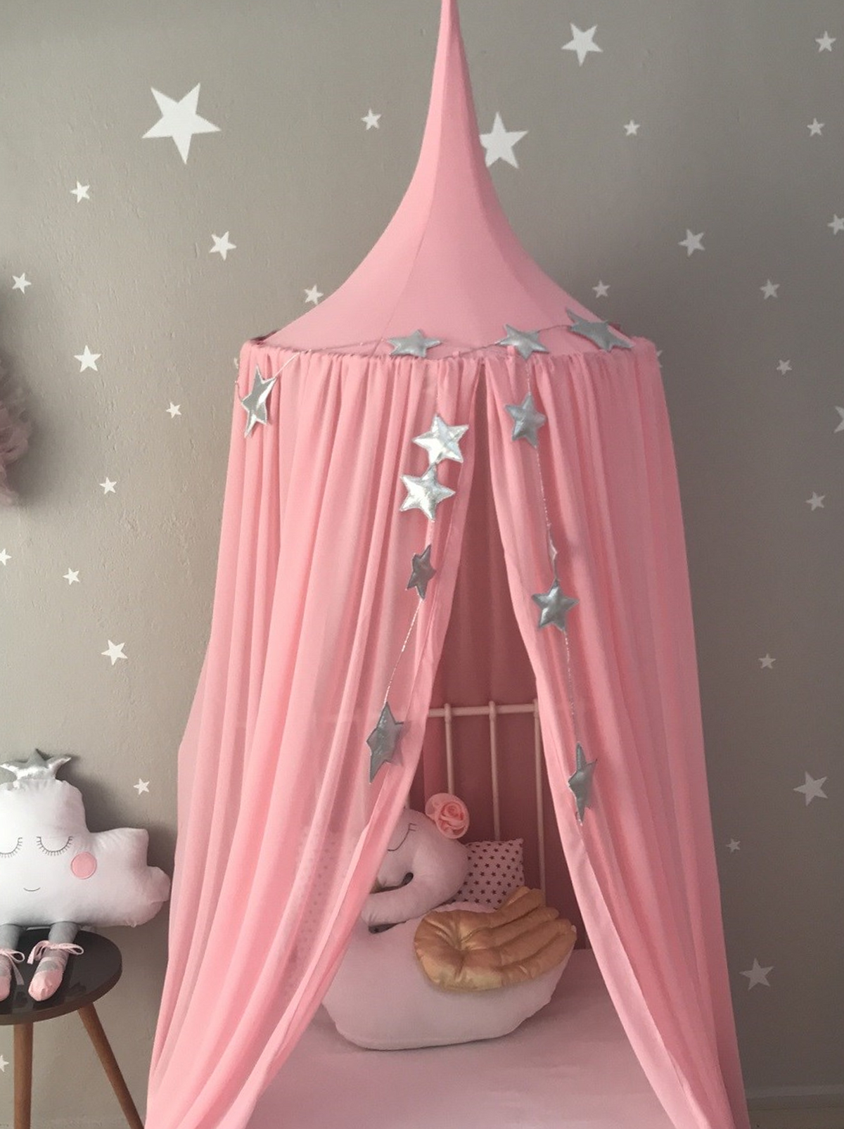 Chiffon Canopy-Pink