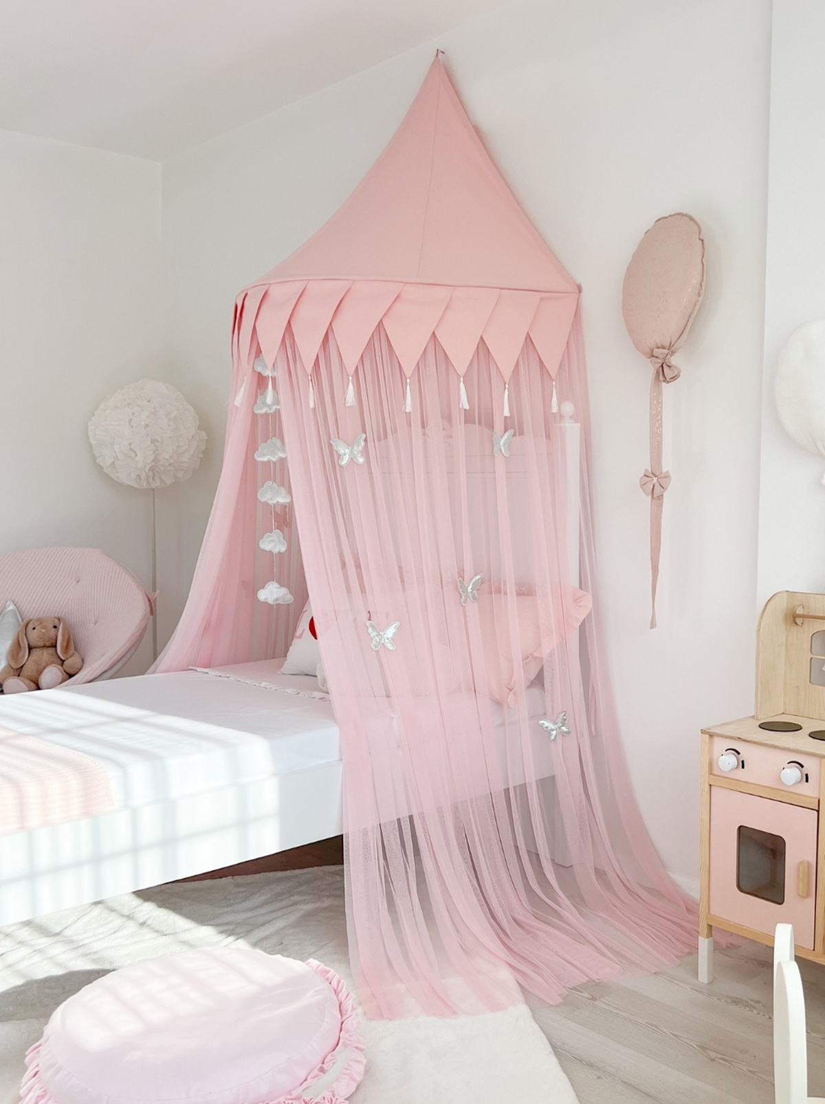 Half Moon Canopy-Pink