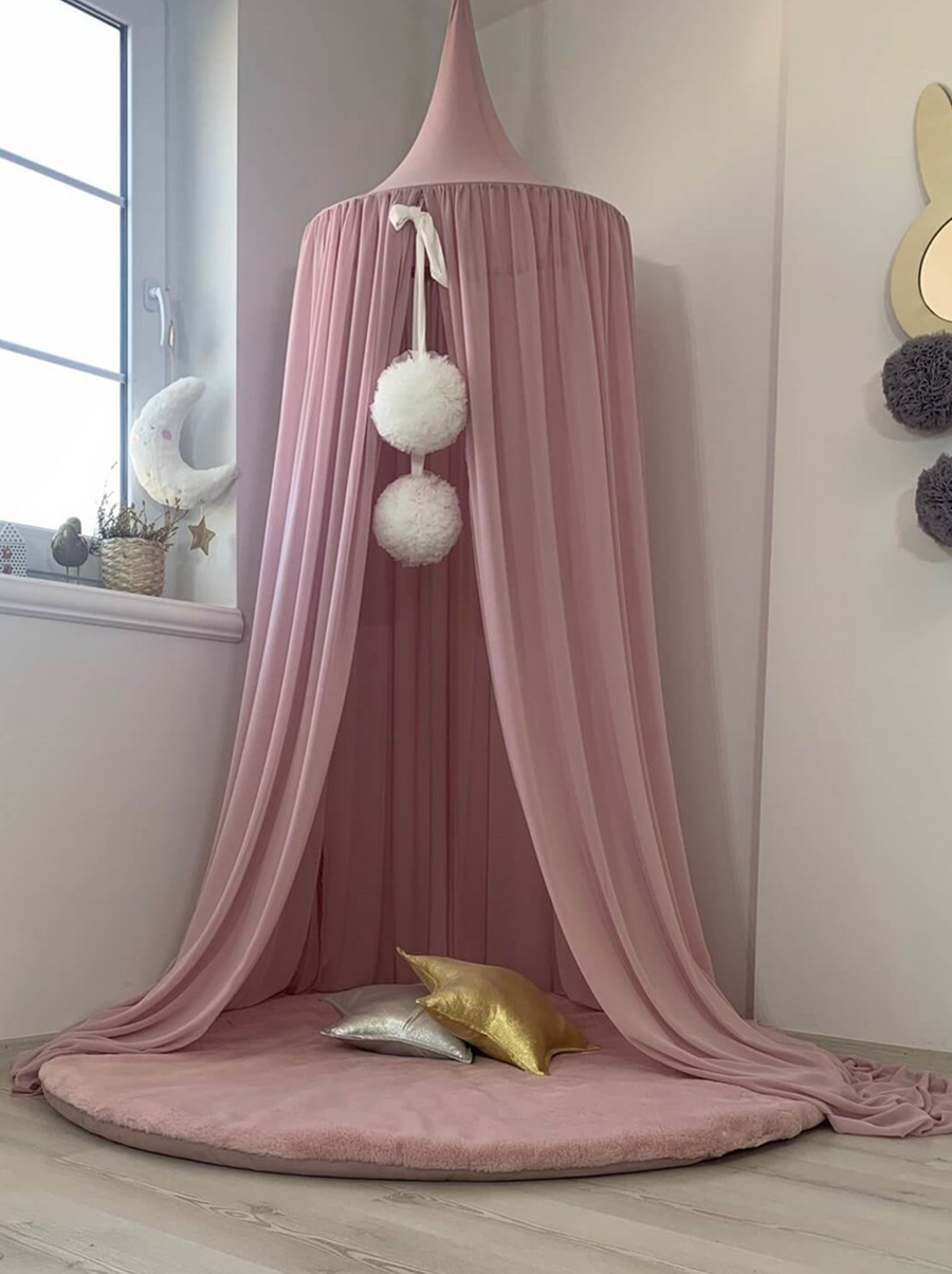 Chiffon Canopy-Dark Powder