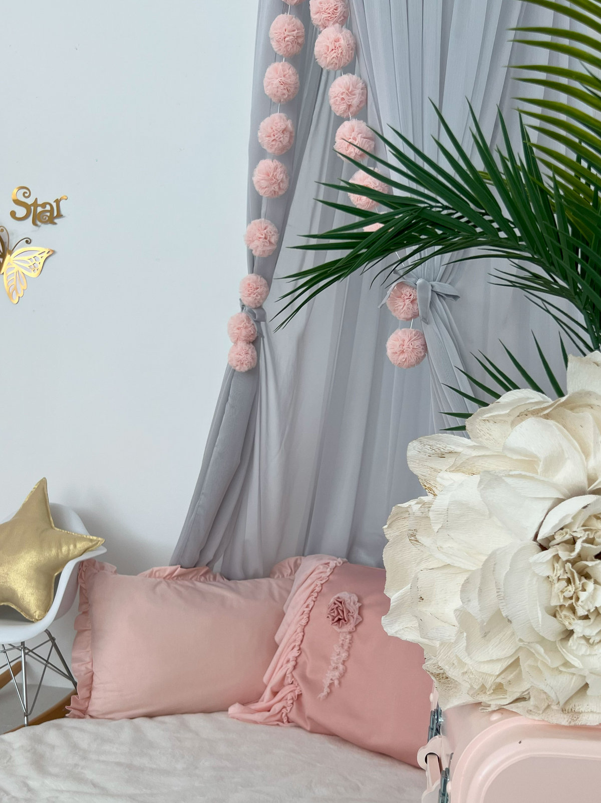 Chiffon Canopy-Grey