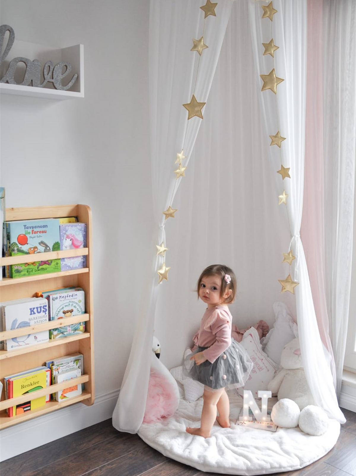 Chiffon Canopy-White