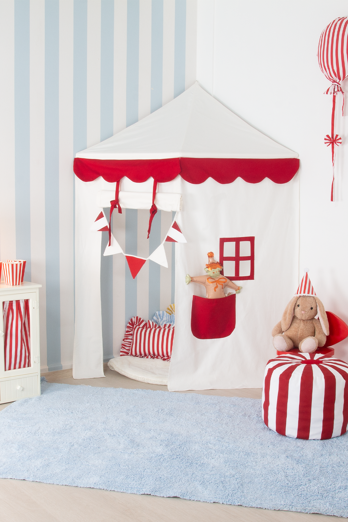 Corner Canopy Tent-Red