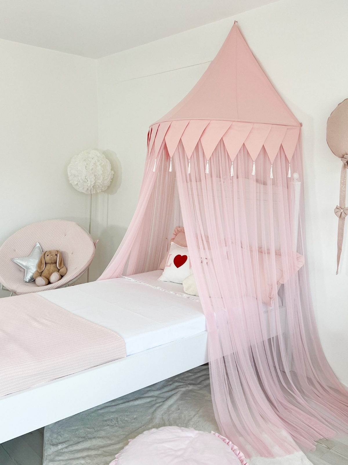 Half Moon Canopy-Pink