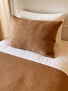 Cable Pattern Pique Set-Brown