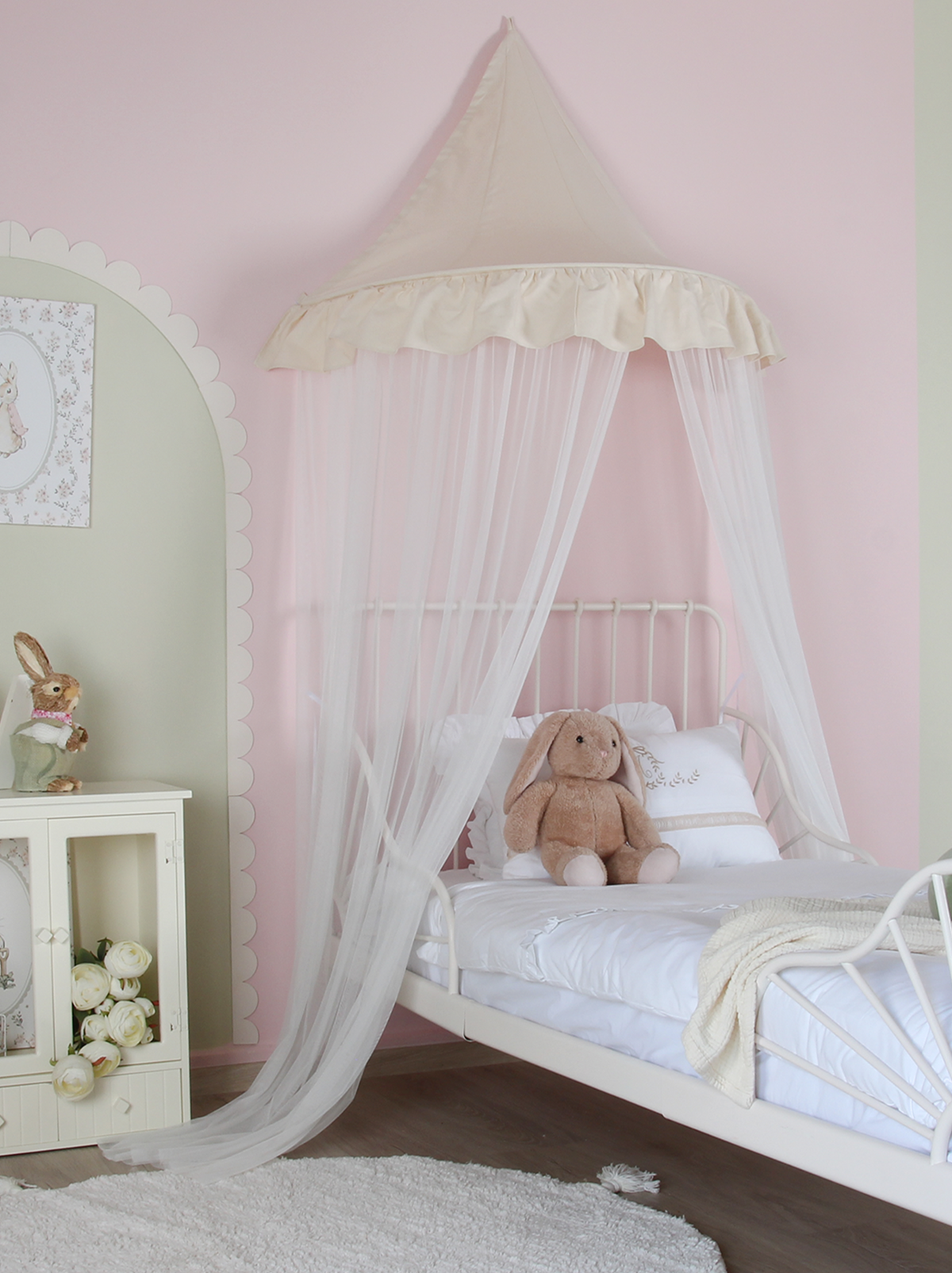 Half Moon Canopy Frill-Natural