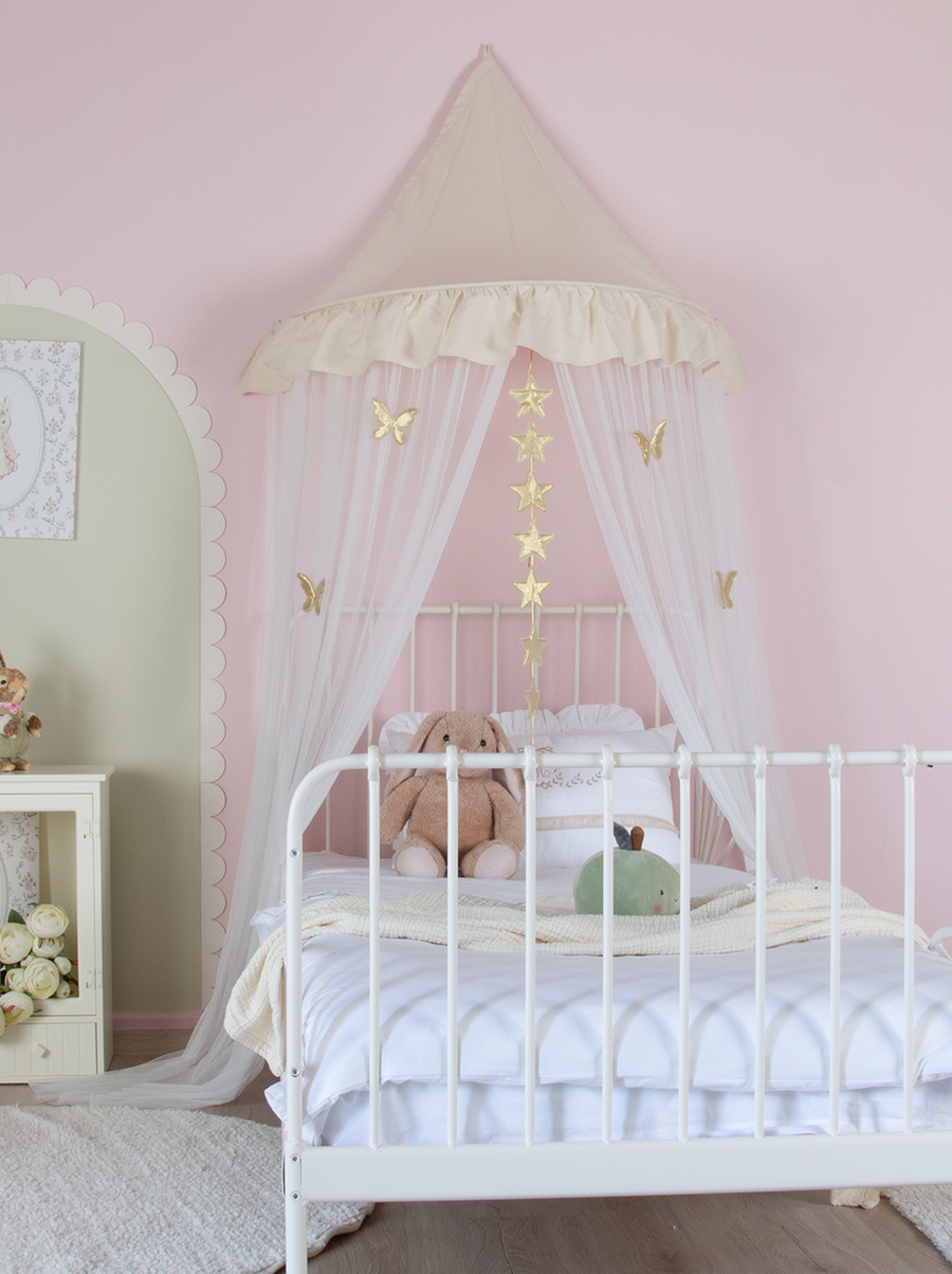 Half Moon Canopy Frill-Natural