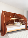 Montessori Bed Canopy Deluxe-Cinnamon