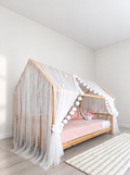 Montessori Bed Canopy Deluxe-White