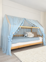 Montessori Bed Canopy Deluxe-Blue