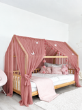 Montessori Bed Canopy Deluxe-Opera Mauve
