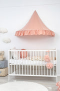 Half Moon Canopy Frill-Salmon