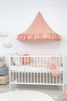 Half Moon Canopy Frill-Salmon