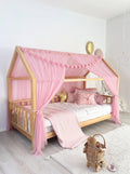 Montessori Bed Canopy Basic-Pink