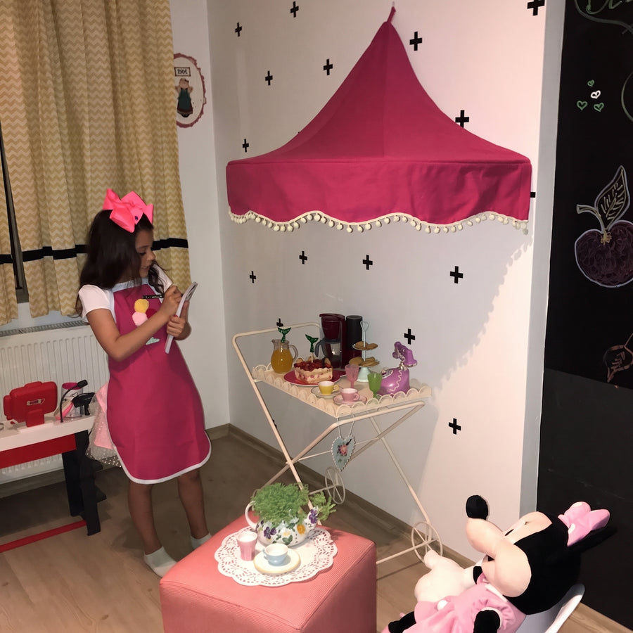 Half Moon Canopy-Fuchsia