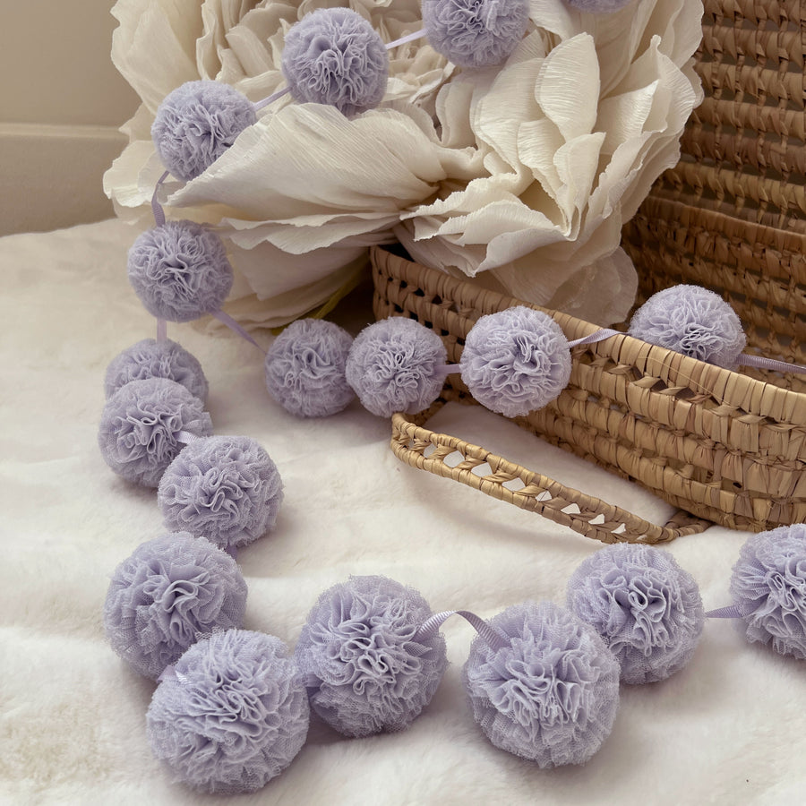 Mini Pompoms-Baby Purple