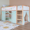 Ikea Kura Bed Curtain Tulle-Baby Green