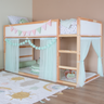 Ikea Kura Bed Curtain Tulle-Baby Green