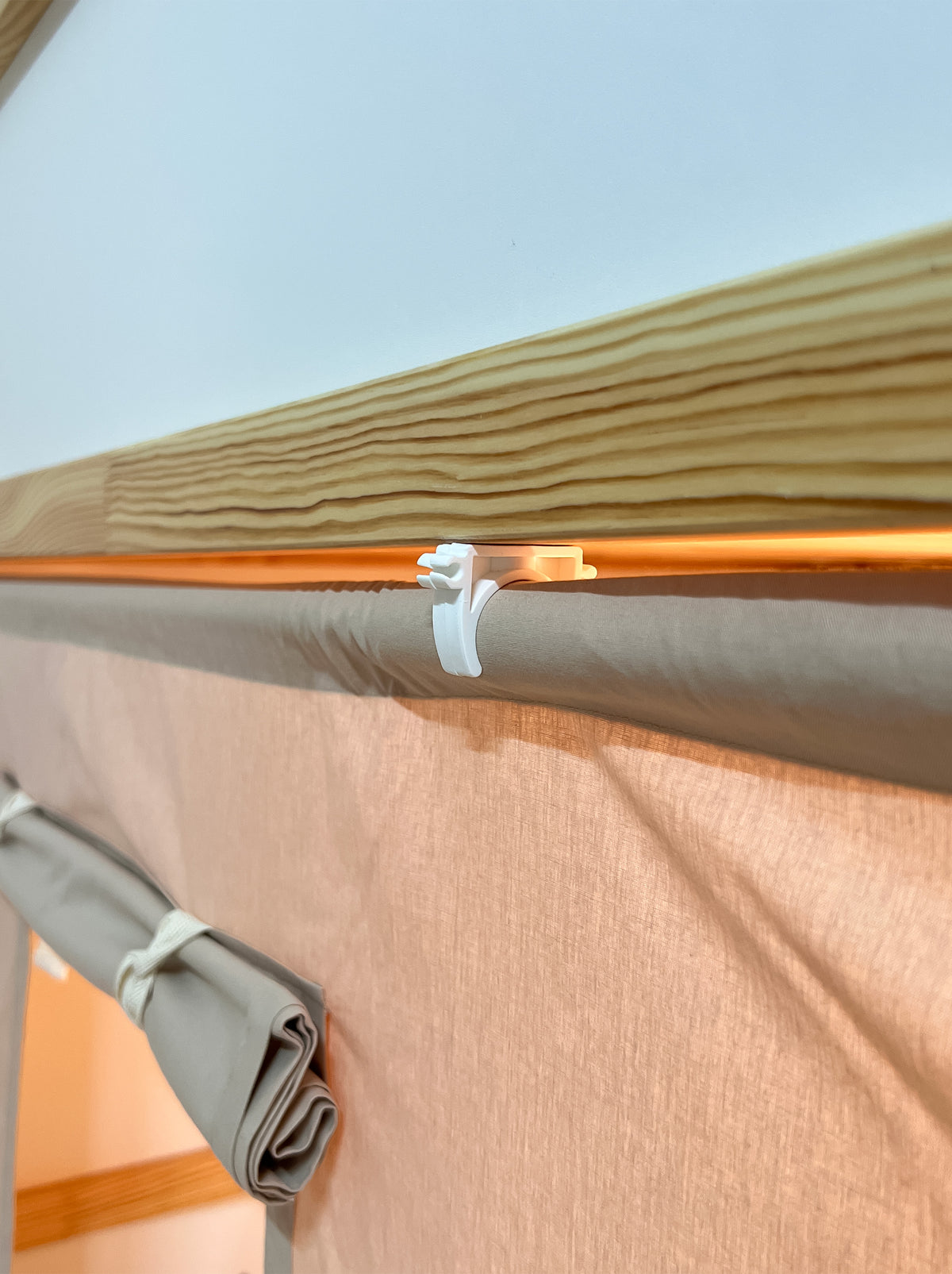 Ikea Kura Bed Curtains - Beige