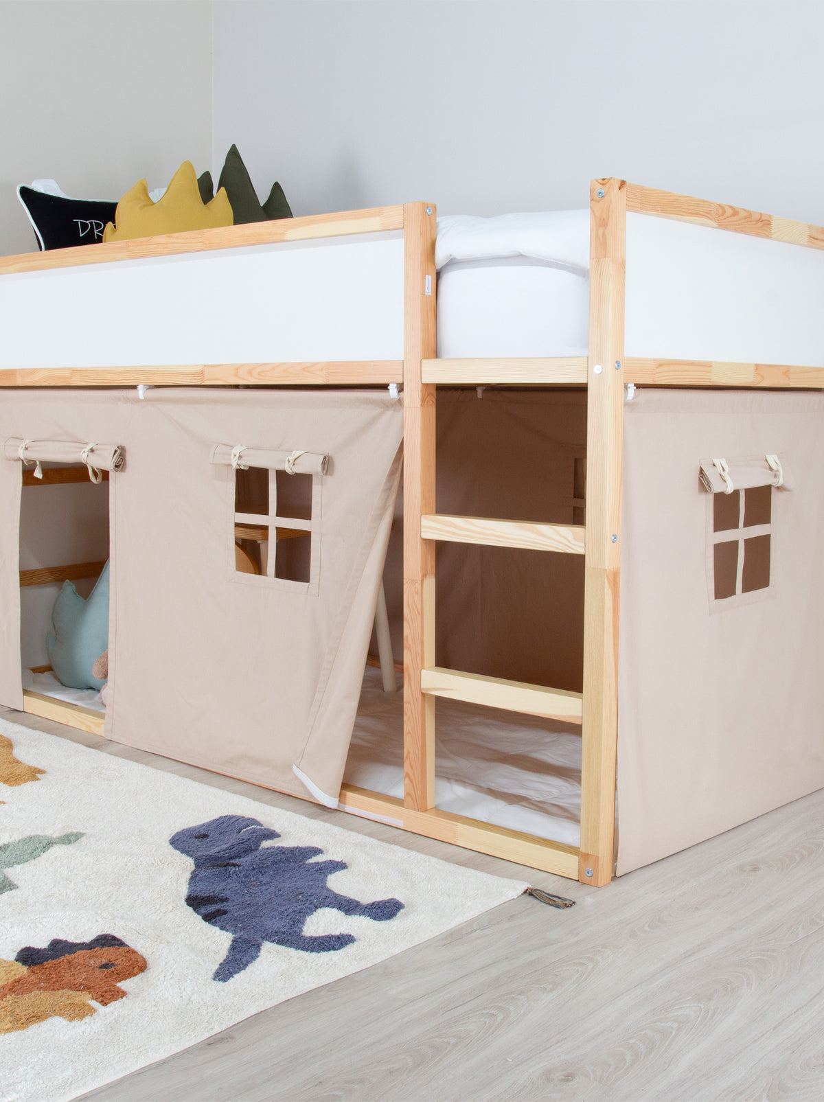 Ikea Kura Bed Curtains - Beige