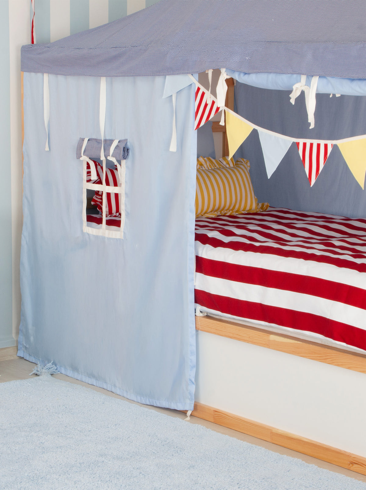 Ikea Kura Bed Circus - Blue
