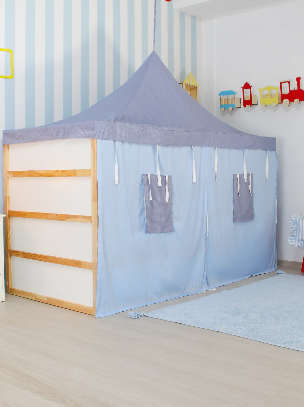 Ikea Kura Bed Circus - Blue