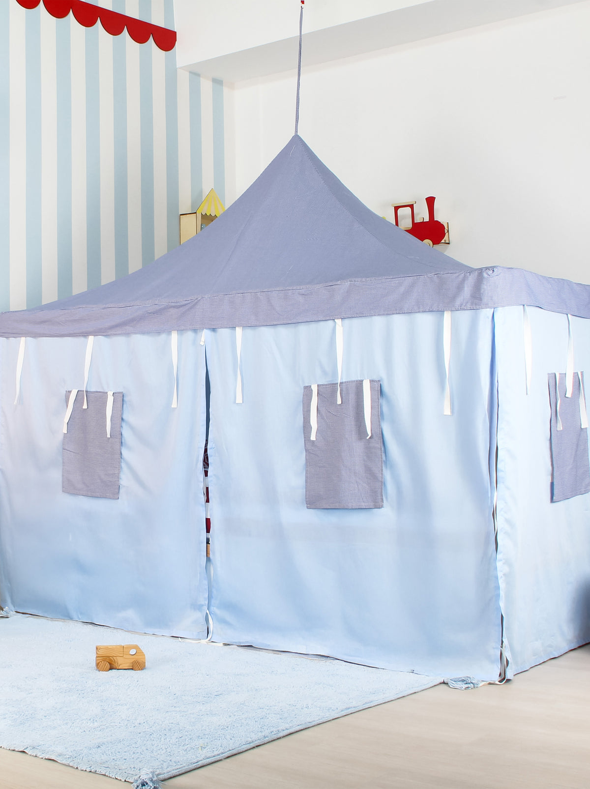 Ikea Kura Bed Circus - Blue