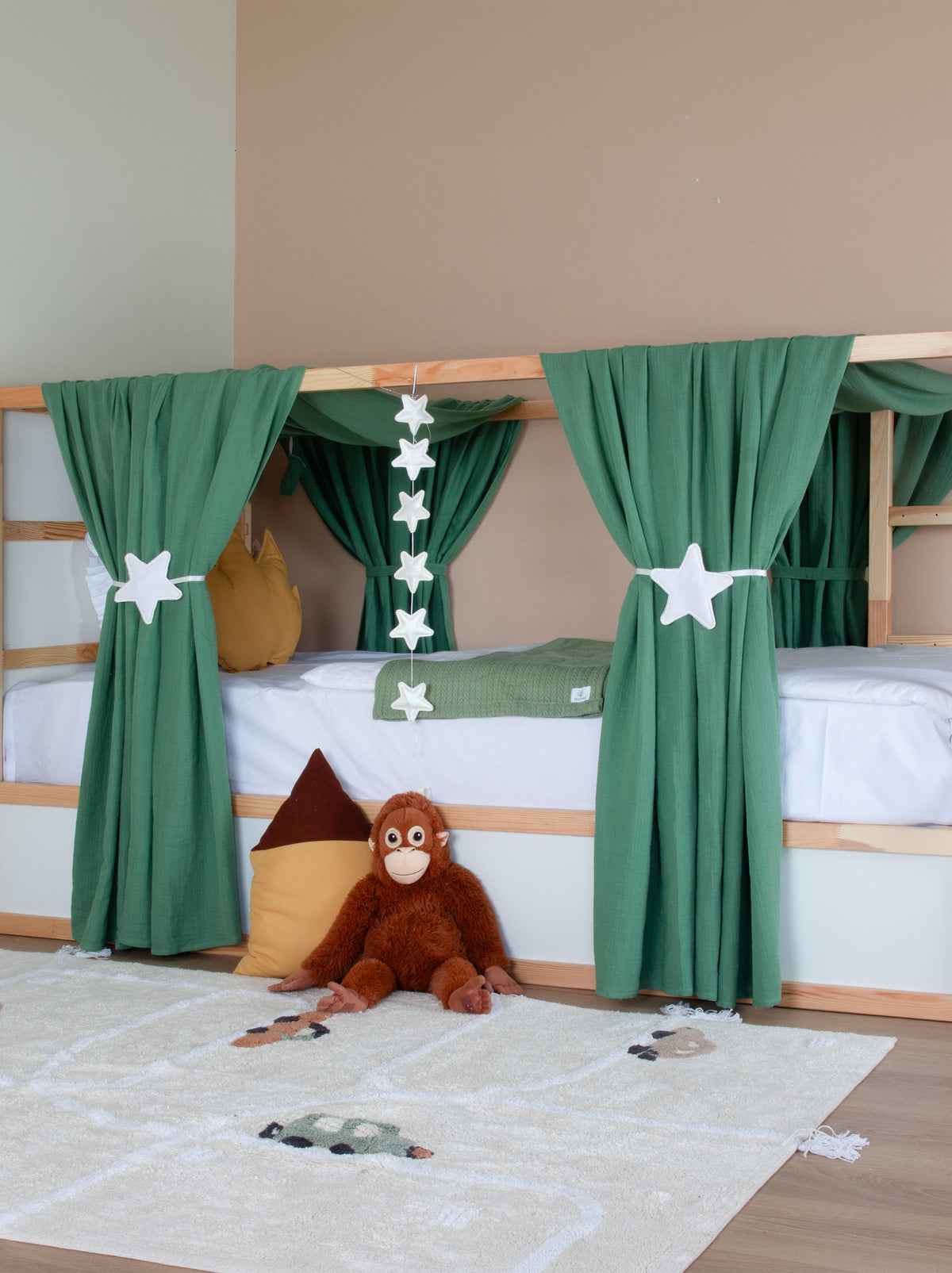 Ikea Kura Bed Müslin - Green