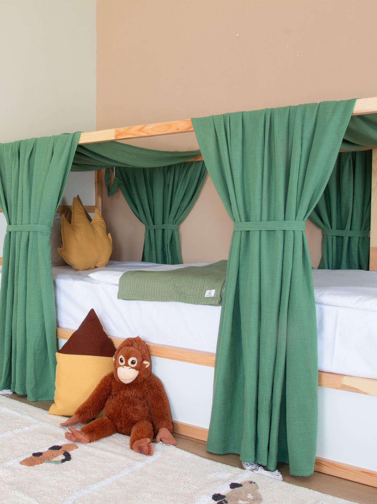 Ikea Kura Bed Müslin - Green