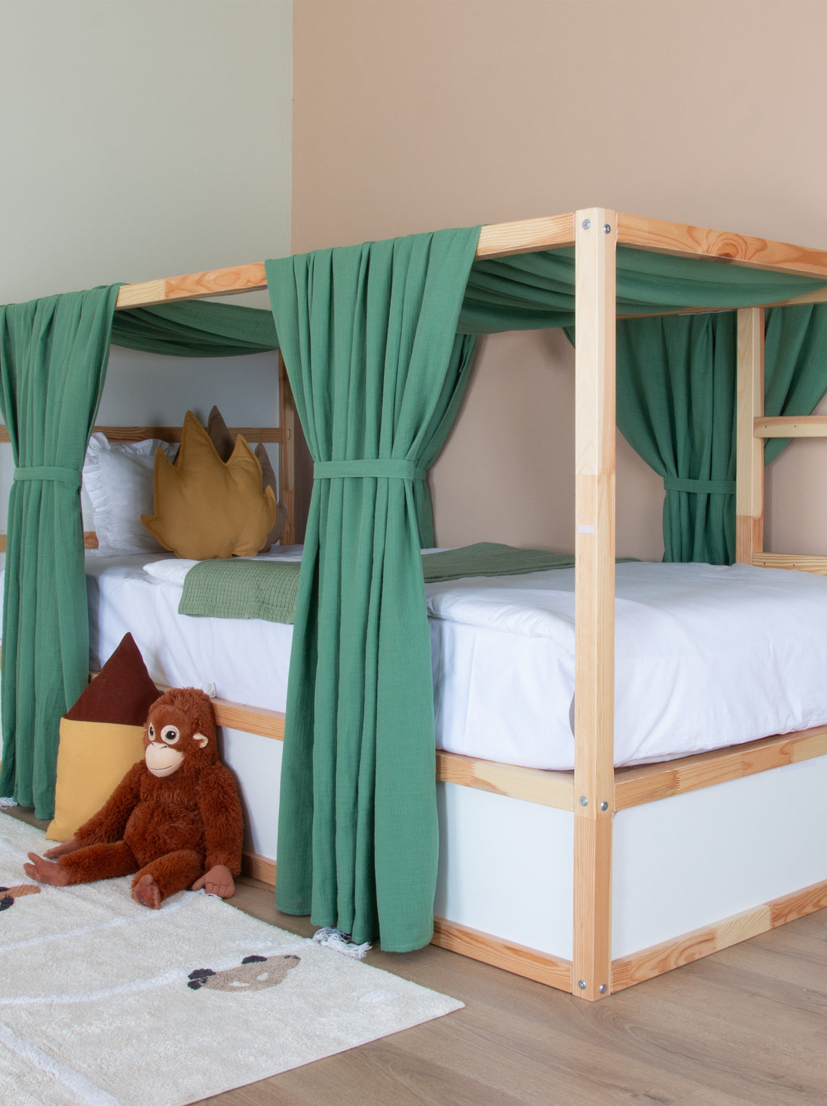 Ikea Kura Bed Müslin - Green